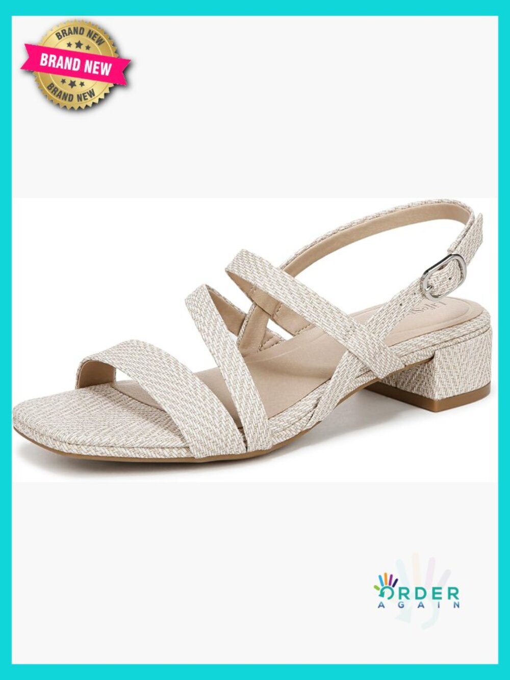 Block Heel Sandals Soft Comfort Dress Sandals Cushioned Footbed Round Toe